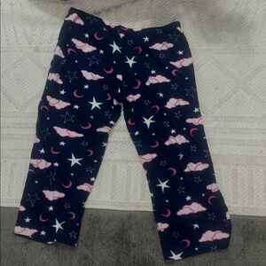 Women's Pajamas with Pink and Blue Starry Night Design